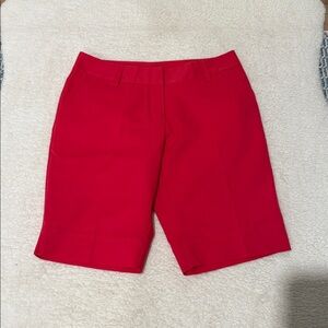 adidas Women's Vibrant Red Bermudas